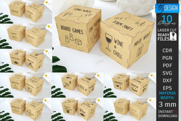 Activity Dice Laser Cut Bundle Cubes: A Guide to Flawless Digital Crafting