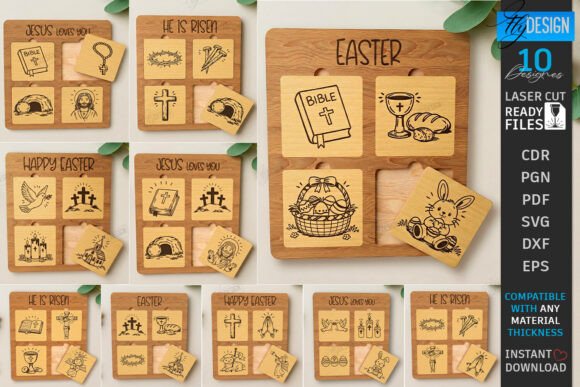 Bringing the Resurrection Story to Life: A Guide to Religious Easter Puzzle Laser Cut Bundles