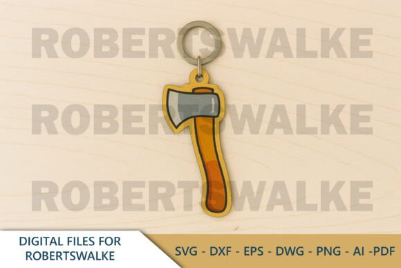 Camping Axe Keychain SVG: A Rugged Essential for Crafters