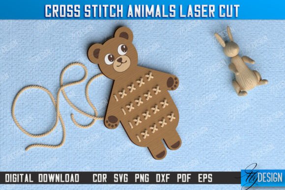 Cross Stitch Bear Montessori Lacing: A Playful Fusion of Craft & Learning