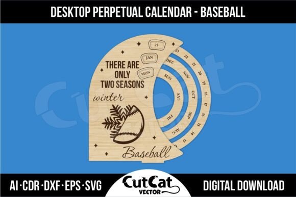Desktop Perpetual Calendar for Baseball Fans: A Functional Tribute to America’s Favorite Pastime