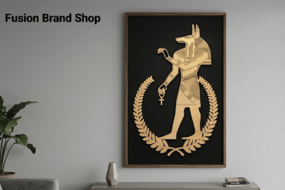 Divine Anubis Laser Cut File SVG - Ancie: Bringing Ancient Mythology to Modern Craft