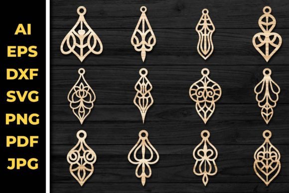 Earrings Jewelry Laser Cut Svg Bundle 67: A Modern Toolkit for Artisans