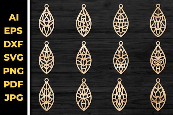 Earrings Jewelry Laser Cut Svg Bundle 71: A Comprehensive Evaluation for Crafters