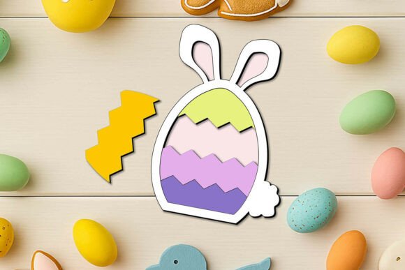 Holiday Easter Puzzle Laser SVG Kid Gift