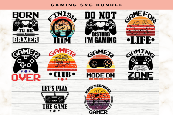 Introducing the Ultimate Game Controller Gaming SVG Bundle for Creators