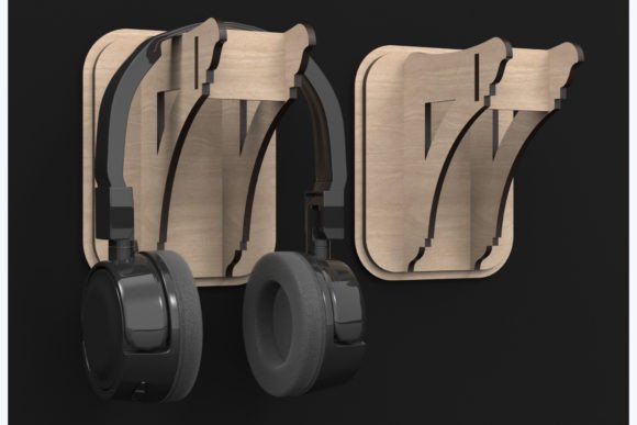 Laser Cut Wall Headphone Stand Svg Files: A DIY Solution for Modern Spaces