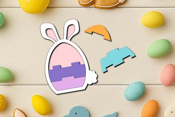 Lego Style Laser SVG Bunny Easter Puzzle: A Guide to Flawless Creation
