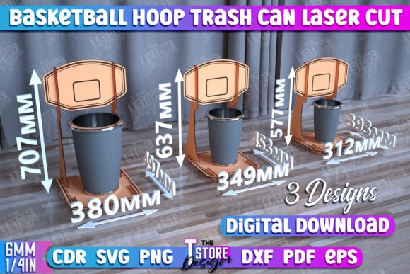Mastering the Basketball Hoop Trash Can Bundle: A Creator's Guide to CNC and Laser Cutting Files