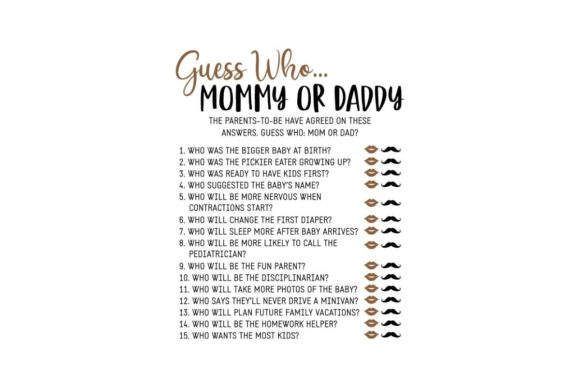 Printable Baby Game: A Creative and Trendy Solution for Handmade Baby Shower Gifts