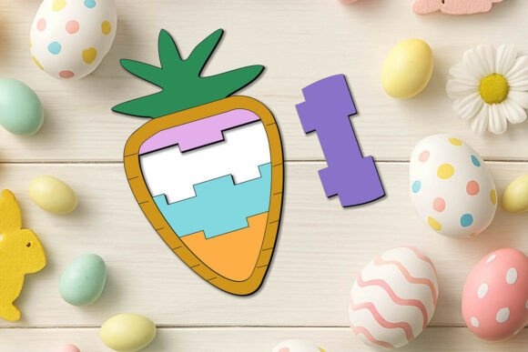 Revolutionizing Holiday Crafting with the Lego Style SVG Puzzle Carrot Easter Kid