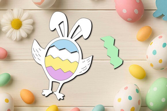 SVG Egg Chicken Wings Easter Puzzle Kid: A Creative Fusion of Holiday Tradition and Modern Crafting