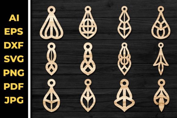 Unlock Your Creative Potential with the Ultimate Earrings Jewelry Laser Cut SVG Bundle