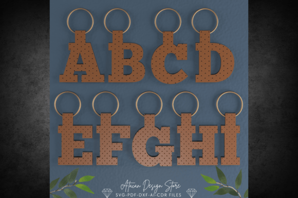 Unlocking Creative Potential with the Laser Cut Alphabet Keychain SVG Bundle