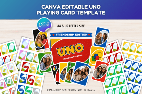 UNO Game Card Canva Editable Template: Your Creative Shortcut for Custom Card Games