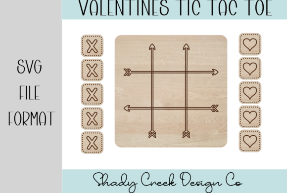 Valentine Tic Tac Toe Laser File