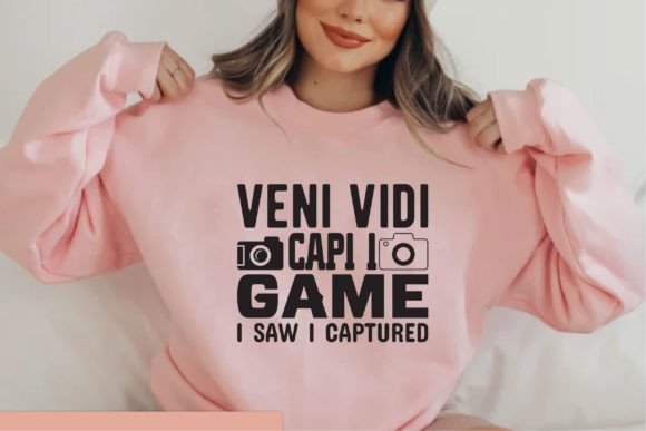 Veni Vidi Capi I Game I Saw I Captured: A Unique Design for Creative Merchandise