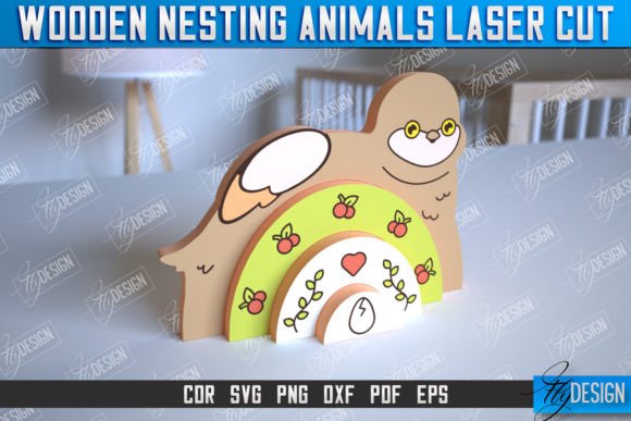 Wooden Nesting Dove Rainbow CNC File – Creative & Educational Possibilities